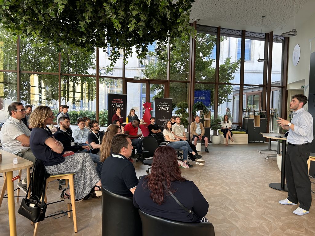 Florian Baud de RE.SNACK lors des Innovation Talks