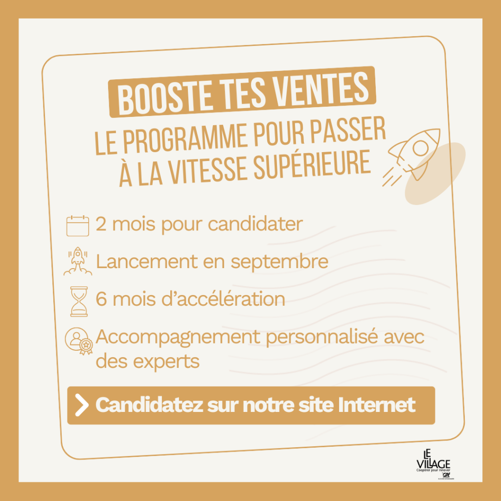 Booste tes ventes - Le programme pour passer à la vitesse supérieure