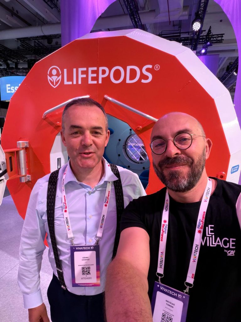 Life Pods à l'innovation Gallery, entreprise intégré au Village by CA Sud Méditerranée