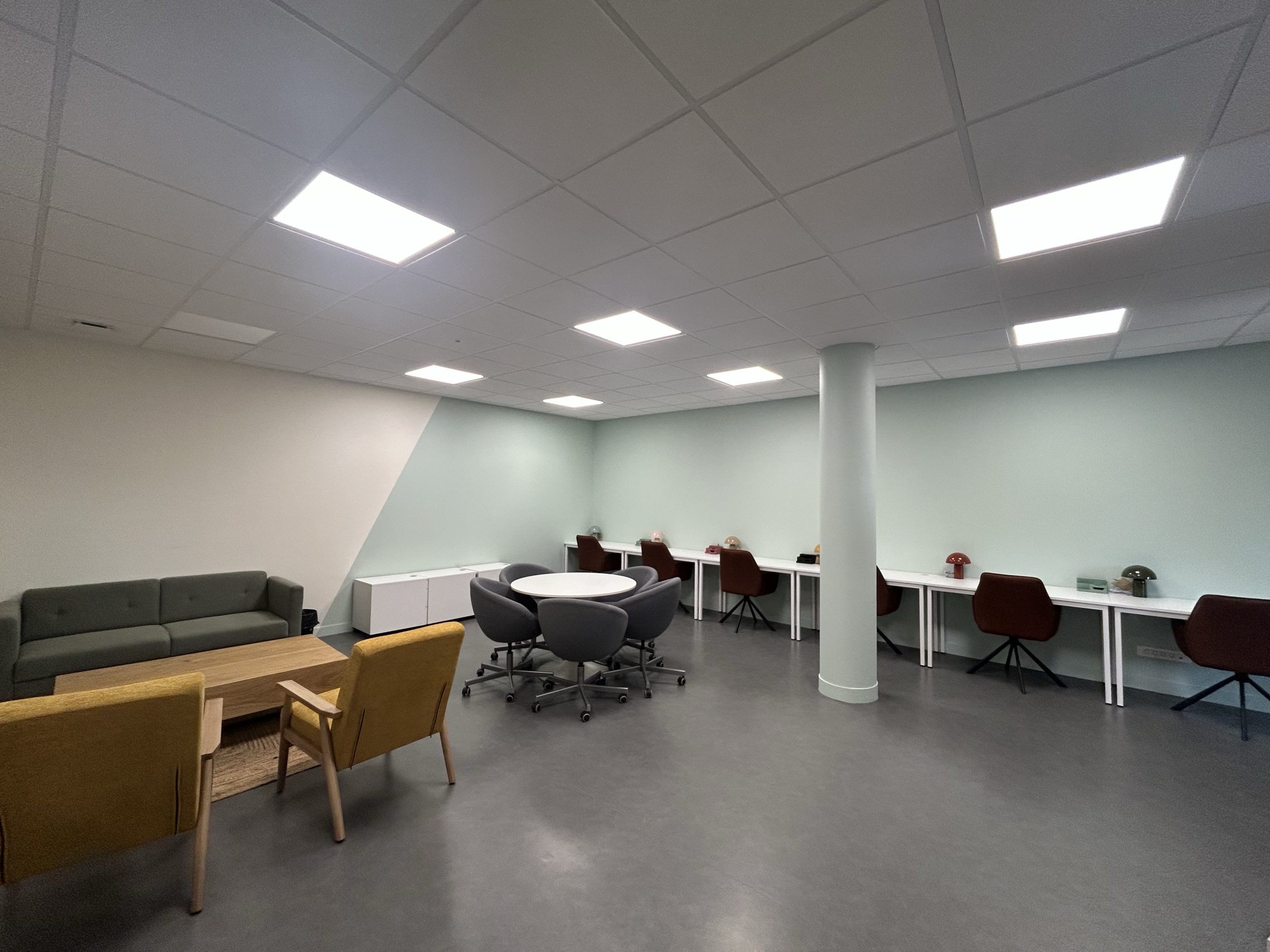 L'espace de co-working du Campus Les Champs du Possible